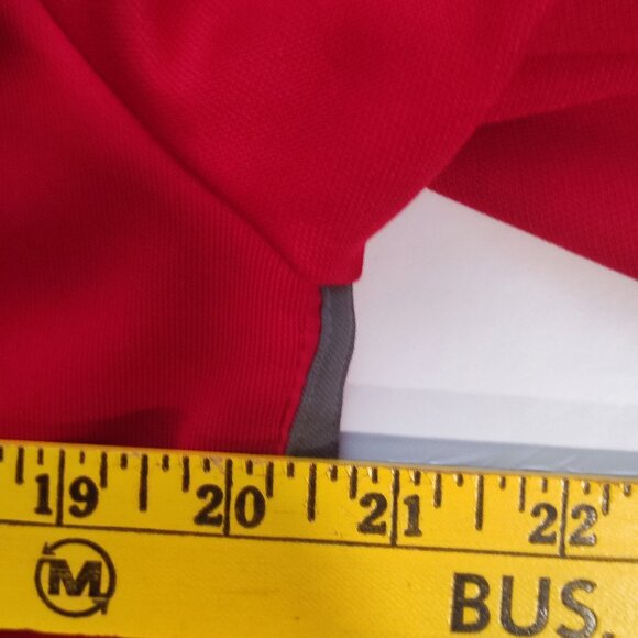 Adidas Condivo 16 training jacket red with grey stripes men's size M - Picture 10 of 11